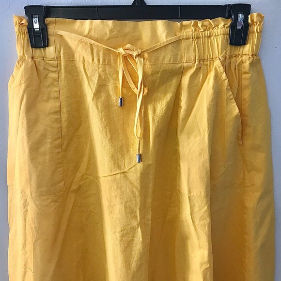 Women's Kancy Kole (Yellow) A-Line Midi Skirt - NEW with Tags - Size XL - Picture 3 of 6